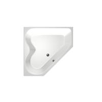 Xenz Cyprus Hoekbad - 145x145x53 - afvoer Midden - acryl - wit 6864-01