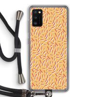 Camouflage: Samsung Galaxy A41 Transparant Hoesje met koord