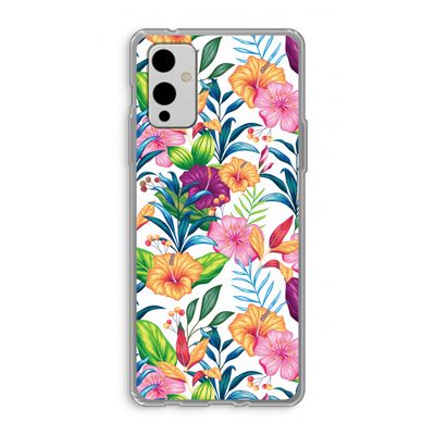 Tropisch 2: OnePlus 9 Transparant Hoesje