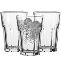 Urban Living Waterglazen Vegas - transparant glas - 3x stuks - 350 ml   -