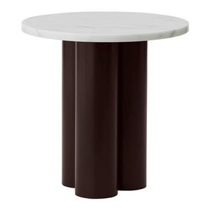 Normann Copenhagen Dit Bijzettafel - Brown White Carrara