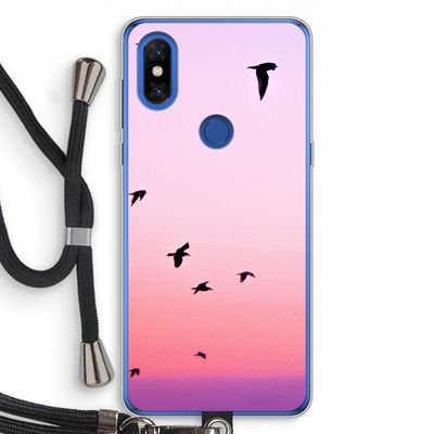 Fly away: Xiaomi Mi Mix 3 Transparant Hoesje met koord