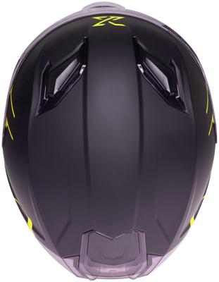 SPEC-X integraalhelm "sx-82.03/r2" stinger helmet sx-82.03/r2 bw matt/neon yellow m pin