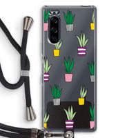 Sanseveria: Sony Xperia 5 Transparant Hoesje met koord