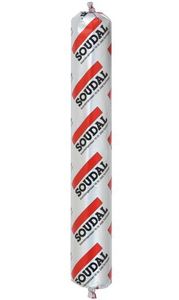 Soudal Silirub EPDM | Siliconenkit | Zwart | 600 ml - 112130