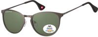 Zonnebril montana groen g15 polar rond glas staalk