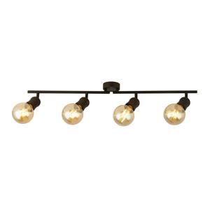 Searchlight PlafondlampDance 4-lichts zwart - 45202-4BK