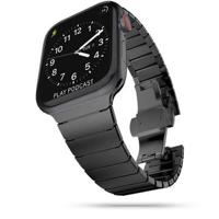 Apple Watch Series Ultra 2/Ultra/9/8/SE (2022)/7/SE/6/5/4 Tech-Protect LinkBandje - 49mm/45mm/44mm/42mm - Zwart - thumbnail