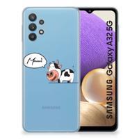 Samsung Galaxy A32 5G Telefoonhoesje met Naam Cow