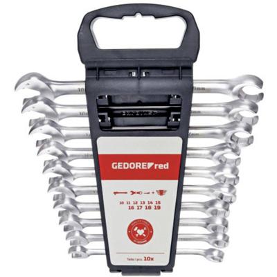Gedore RED 3301003 R05905010 Ring-steeksleutelset 10-delig Sleutelbreedte (metrisch) 07 - 29 mm