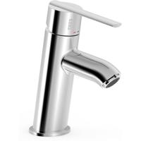 Wastafelkraan Tres Lex | Opbouw | Mengkraan | Standaard model | 1-hendel | Rond | Chroom