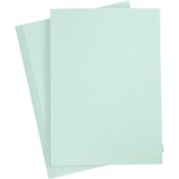 Creotime karton 21 x 29,7 cm 10 stuks pastel groen