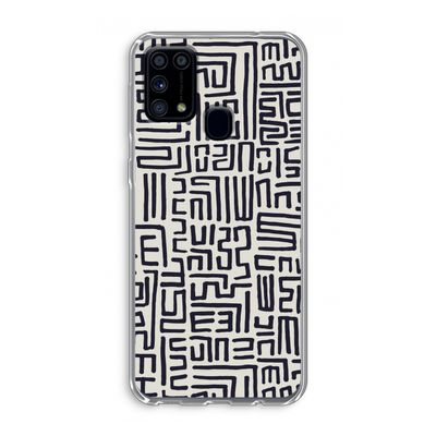 Moroccan Print: Samsung Galaxy M31 Transparant Hoesje
