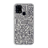 Moroccan Print: Samsung Galaxy M31 Transparant Hoesje