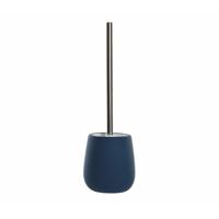 Items Toiletborstel met houder - keramiek - nachtblauw - 39 cm Items Toiletborstel met houder - keramiek - nachtblauw - 39 cm