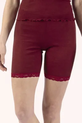 Dames Merino Wollen boxershort - Radler - Warme dames onderbroek lange pijpjes