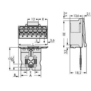 WAGO 2092-1503/002-000 Male behuizing (board) 2092 Totaal aantal polen: 3 Rastermaat: 5 mm Inhoud: 100 stuk(s)