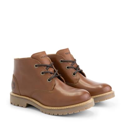 Travelin&apos; Women - lace-up boot casual - Cognac - Maat 36