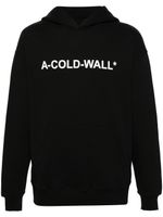 A-COLD-WALL* hoodie à logo Essentials imprimé - Noir