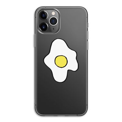 Spiegelei: iPhone 11 Pro Transparant Hoesje