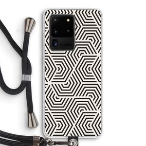 Magic pattern: Samsung Galaxy S20 Ultra Transparant Hoesje met koord