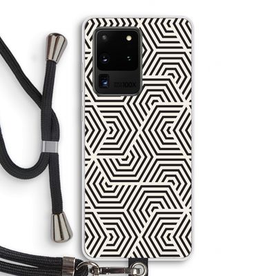 Magic pattern: Samsung Galaxy S20 Ultra Transparant Hoesje met koord