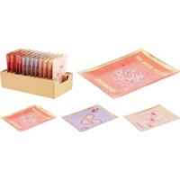 Home & Styling Bordje glas met tekst 10x14cm