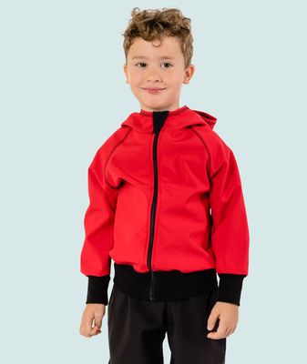 Waterproof Softshell Hoodie Red