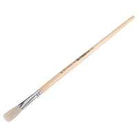 Copenhagen Pro Platte Lyonpenseel | Maat 14 | Wit Chinees varkenshaar | FSC gelakte houten steel - 23.140.14