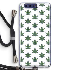 Weed: Honor 9 Transparant Hoesje met koord
