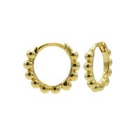 Karma Oorringen Hinged Hoops Dots 10 mm Goud