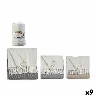 Bankhoes ITEM NO.28 PLAIDS Bruin Grijs Natuurlijk 180 x 240 cm Punten (9 Stuks)