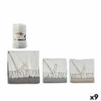 Bankhoes ITEM NO.28 PLAIDS Bruin Grijs Natuurlijk 180 x 240 cm Punten (9 Stuks)