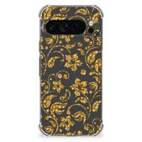 Google Pixel 9 Pro XL Case Gouden Bloemen