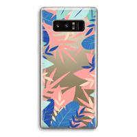 Tropisch: Samsung Galaxy Note 8 Transparant Hoesje - thumbnail