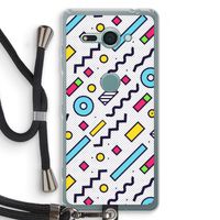 8-bit N°8: Sony Xperia XZ2 Compact Transparant Hoesje met koord
