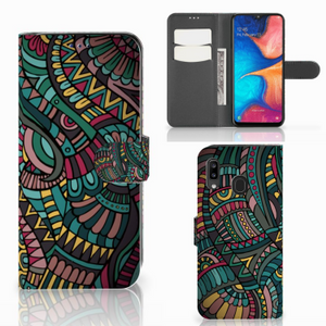 Samsung Galaxy A30 Telefoon Hoesje Aztec