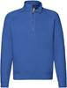 Fruit Of The Loom F382 Premium Zip Neck Raglan Sweat - Royal Blue - M