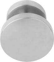 Formani voordeurknop Basics LB701V vast op rozet - mat RVS