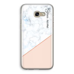 Marmer in stijl: Samsung Galaxy A5 (2017) Transparant Hoesje
