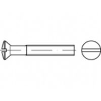 TOOLCRAFT TO-5392587 Bolverzonken schroeven M4 8 mm Sleuf Staal Galvanisch verzinkt 200 stuk(s) - thumbnail