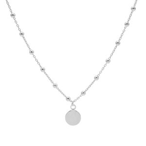 Karma Ketting Dots Disc Zilver