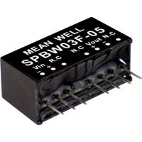 Mean Well SPBW03G-15 DC/DC-convertermodule 200 mA 3 W Aantal uitgangen: 1 x Inhoud 1 stuk(s) - thumbnail
