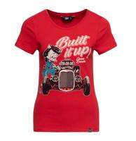 Queen Kerosin Built It Up Shirt Red-XXXL