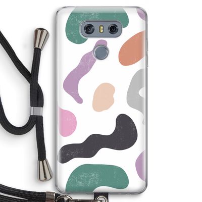 Memphis Shapes: LG G6 Transparant Hoesje met koord