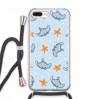 Manta: iPhone 8 Plus Transparant Hoesje met koord