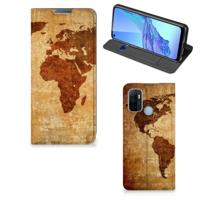 OPPO A53 | A53s | Book Cover | Wereldkaart
