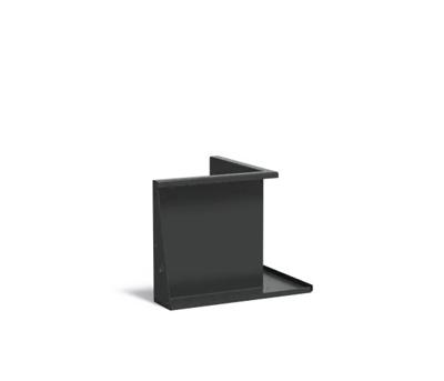 Keerwand aluminium binnenhoek 50x50x50cm.