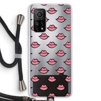 Lipjes: Xiaomi Mi 10T 5G Transparant Hoesje met koord