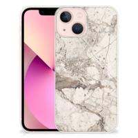 iPhone 13 mini | TPU | Siliconen hoesje | Marmer Beige